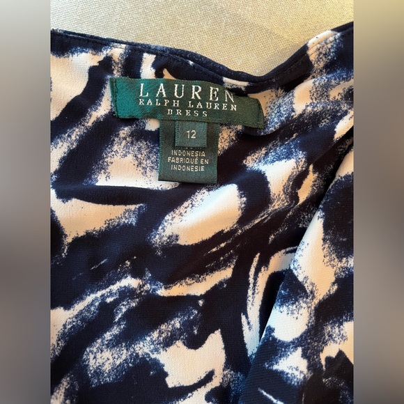 Lauren Ralph Lauren Faux Wrap Sheath Dress Size 12 - Picture 11 of 13